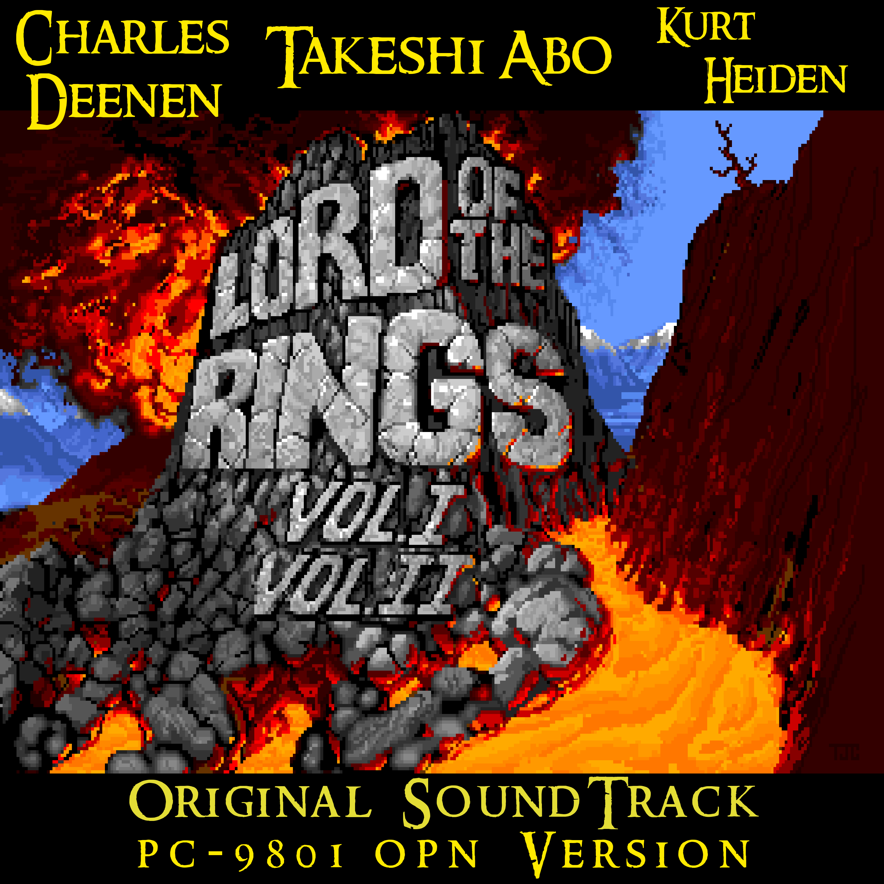 Lord of the Rings, Vol. I: The Fellowship of the Ring
              + Vol. II: The Tower Towers - PC-9801 OPN version -
              Official Original Soundtrack